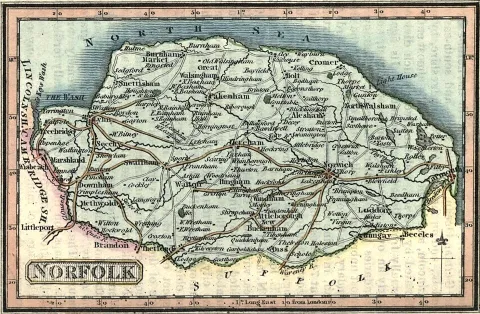 Map of Norfolk